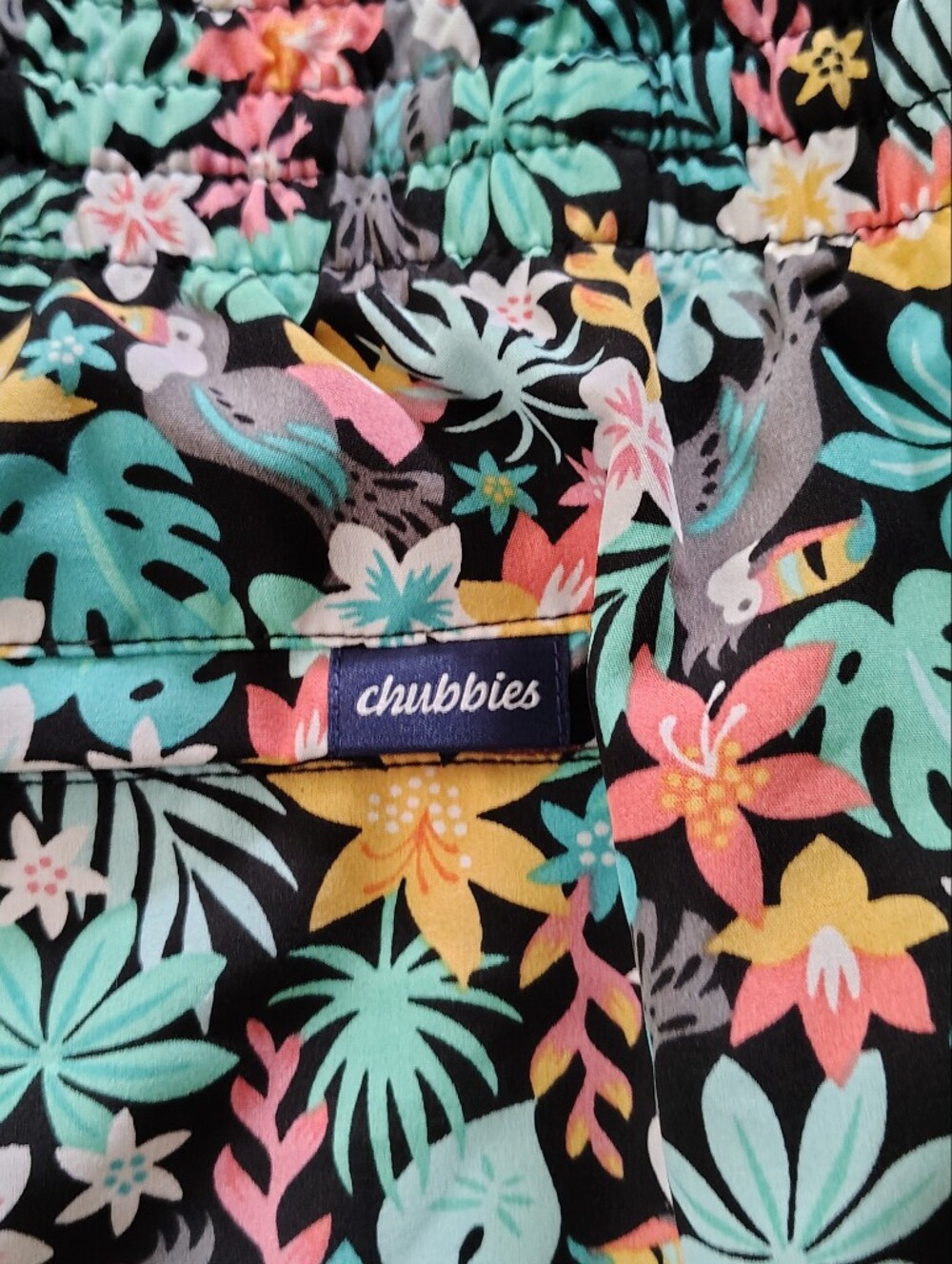 CHUBBIES The Bloomerangs Classic Swim Trunks Floral Size 3X Large - Picture 2 of 3